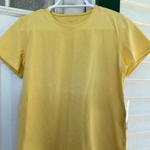 NWT Eileen Fisher Organic Cotton T Sunshine Color